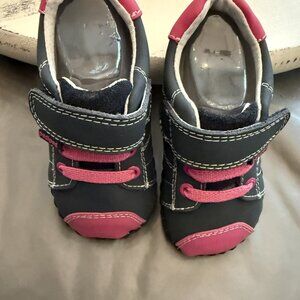 pediped Jake Navy Pink Originals shoes